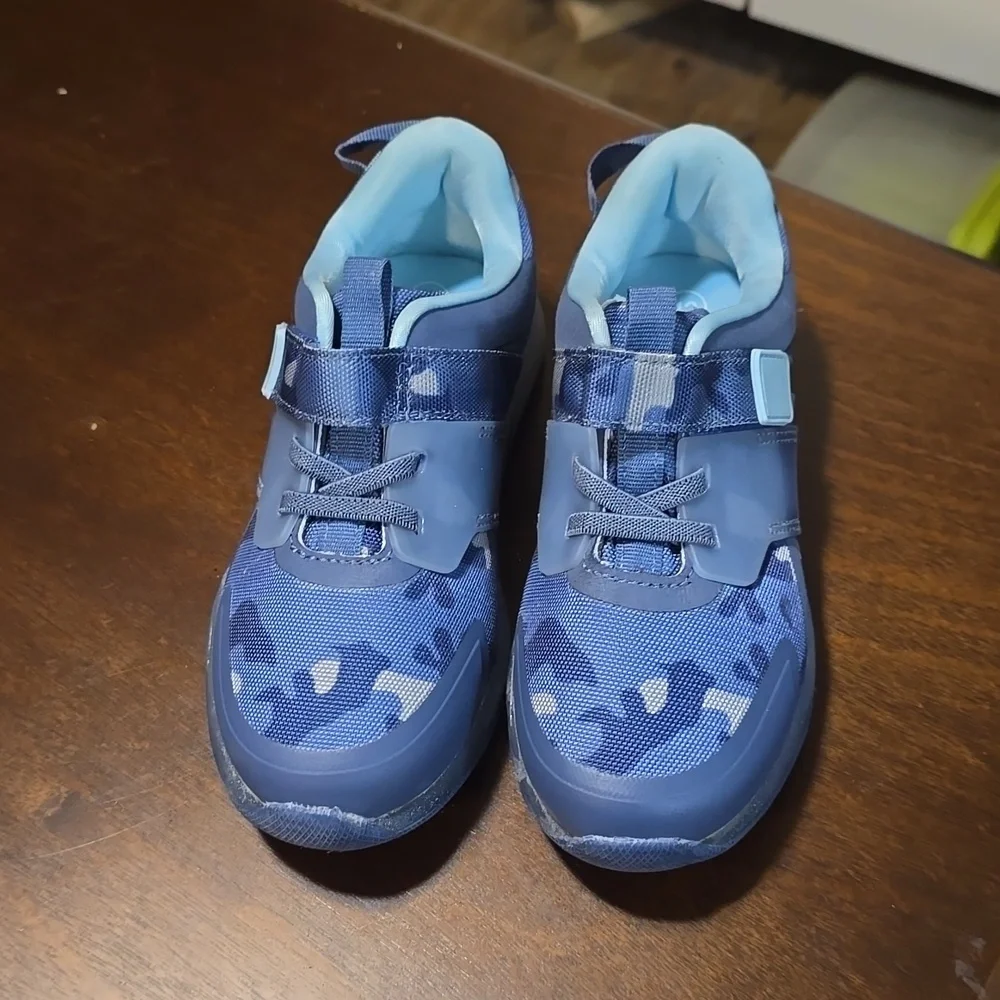 Cat &‎ Jack Navy Camo Reese Light Up Sneakers Size 13